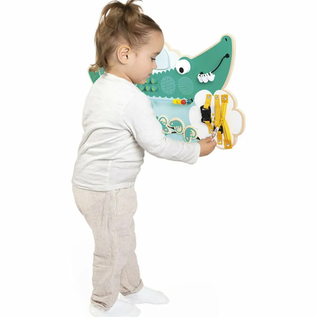 Online Planche d'activités Croco Tropik Jouet D'Activités À Suspendre