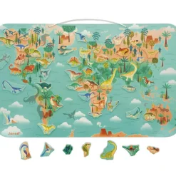 Planisphère magnétique Dino (50 pièces) Jeu Magnétique