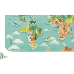 Planisphère magnétique Dino (50 pièces) Jeu Magnétique