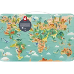 Planisphère magnétique Dino (50 pièces) Jeu Magnétique