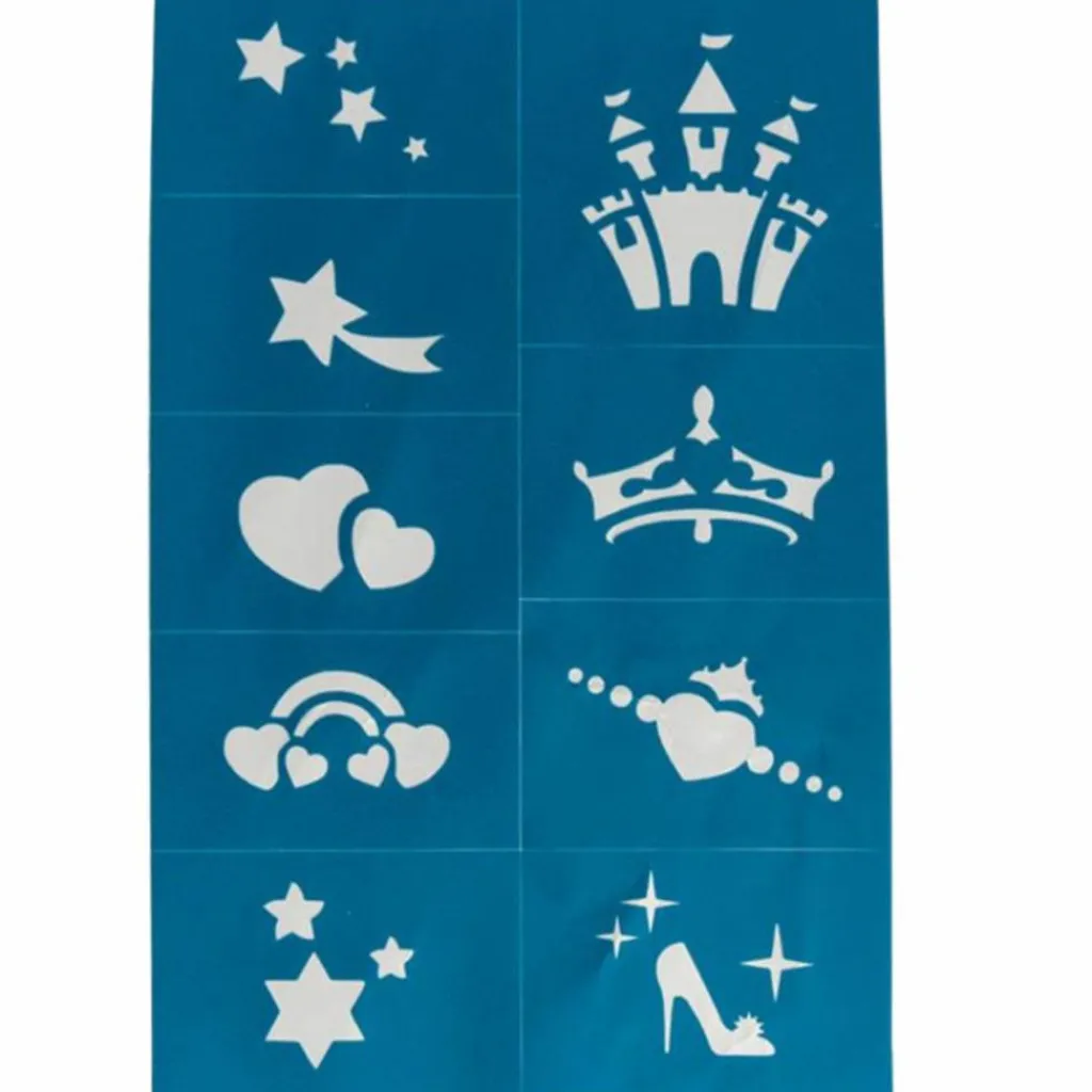 New Pochoirs de maquillage (6 planches) Accessoires De Déguisement