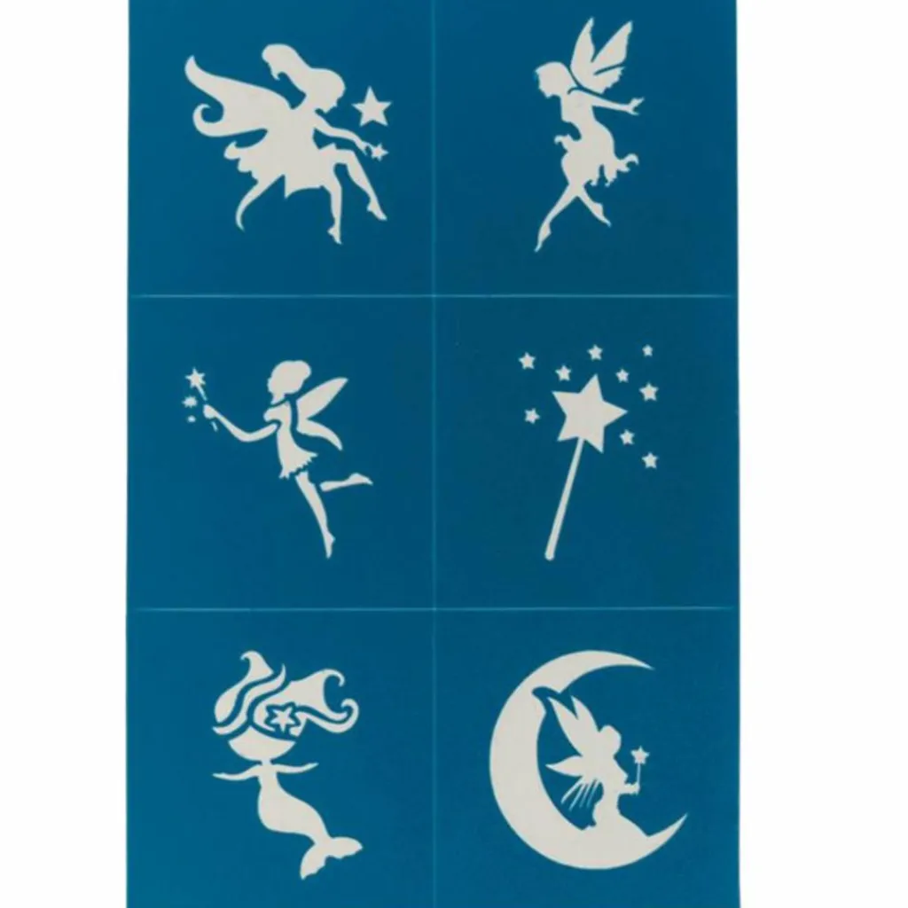 New Pochoirs de maquillage (6 planches) Accessoires De Déguisement