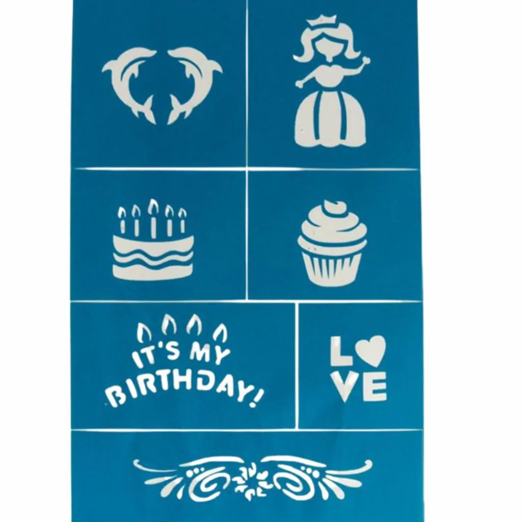 New Pochoirs de maquillage (6 planches) Accessoires De Déguisement