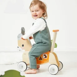 Porteur en bois Âne Ferme Porteur