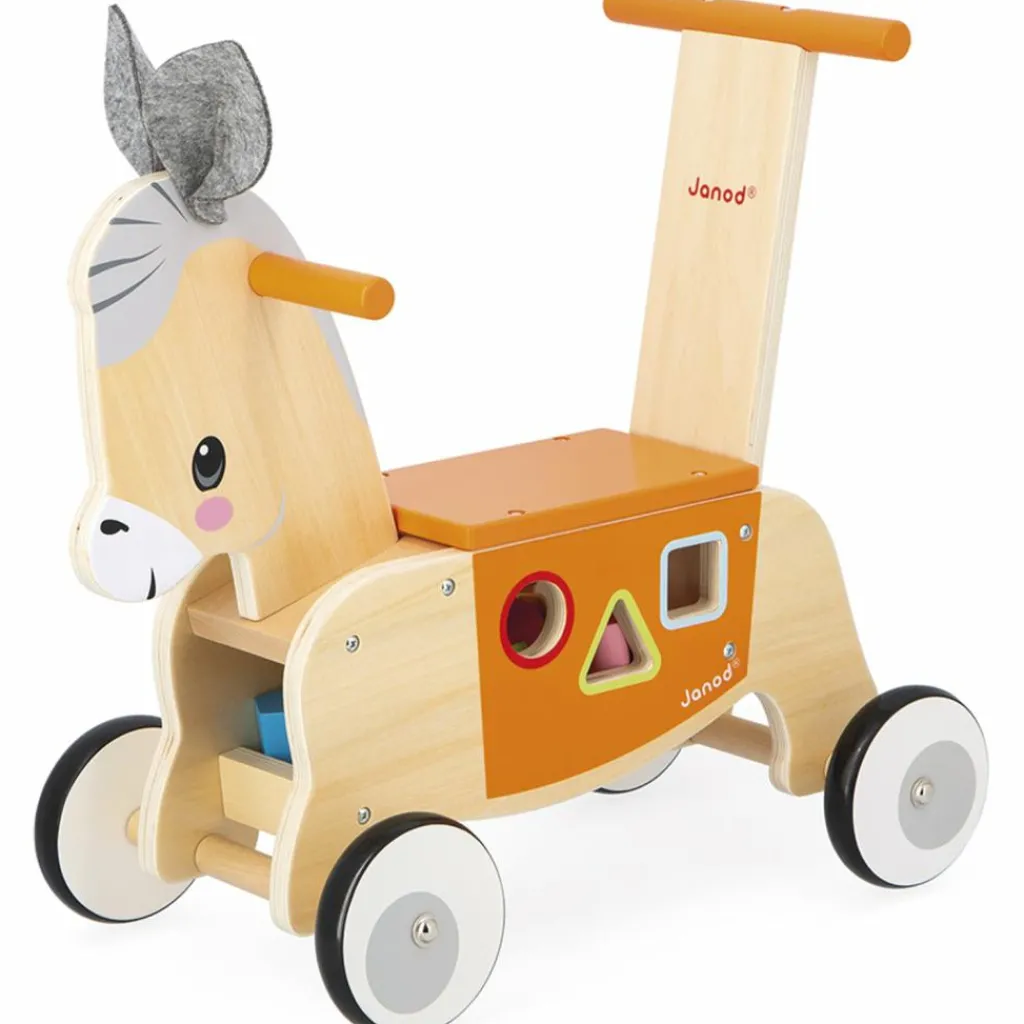 Porteur en bois Âne Ferme Porteur