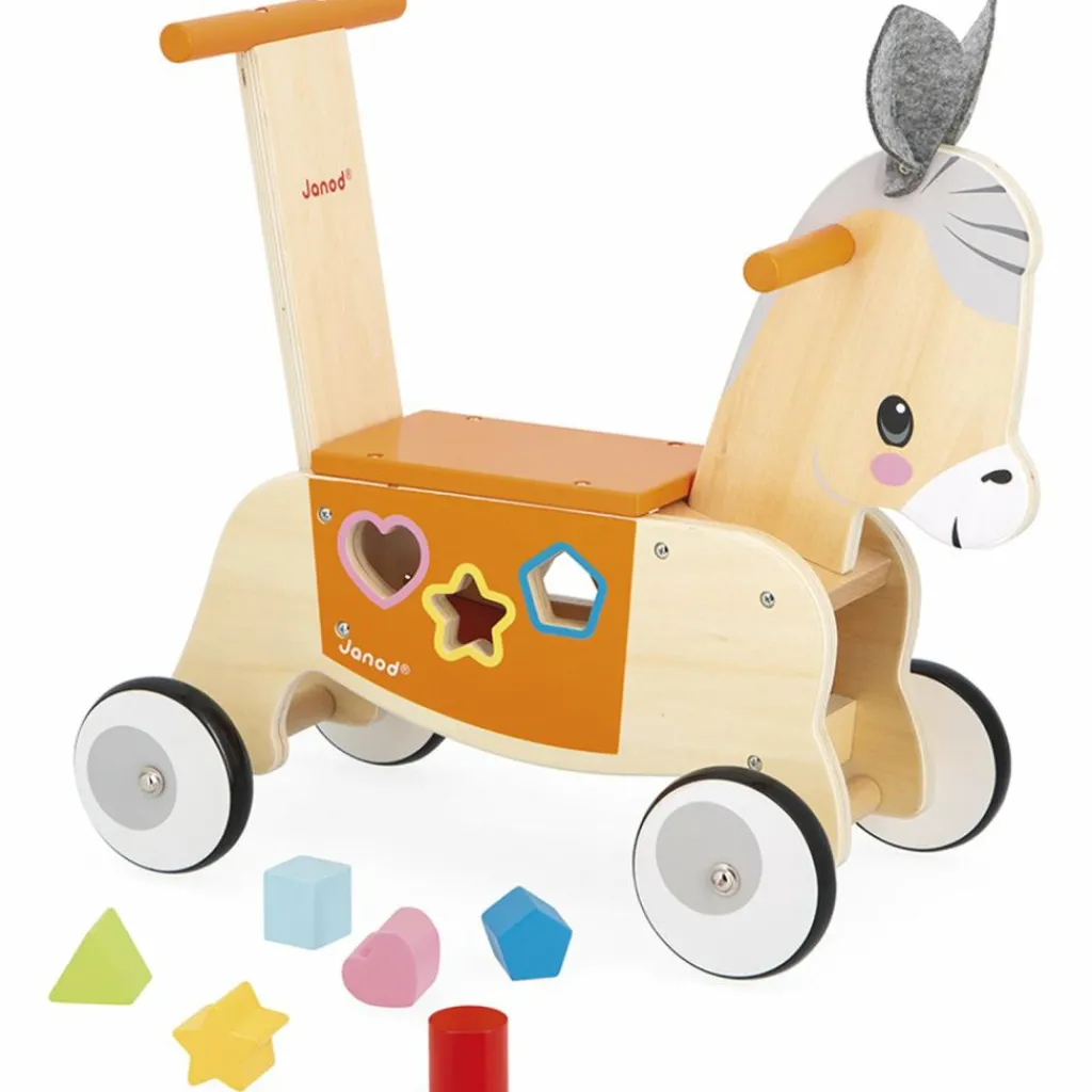 Porteur en bois Âne Ferme Porteur