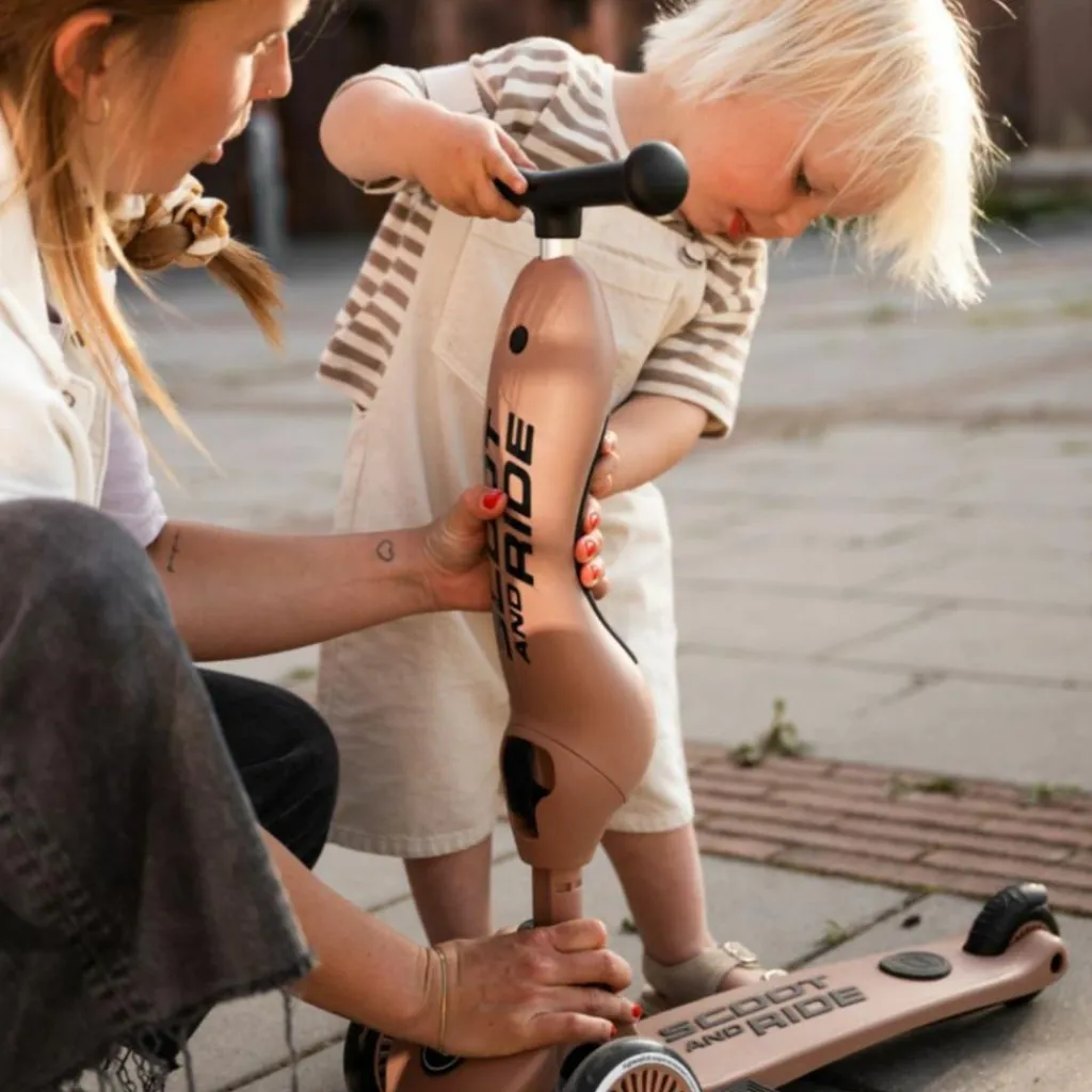 Sale Porteur évolutif Highwaykick 1 Push and Go Mocha Porteur Évolutif En Trottinette