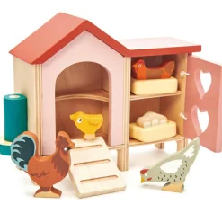 Clearance Poulailler en bois Figurines De Jeu