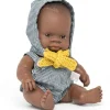 Hot Poupée bébé garçon africain (21 cm) Poupée / Poupon