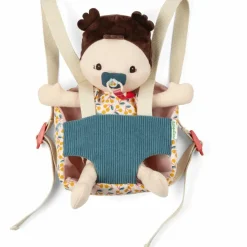New Poupée Jeanne et son porte bébé Poupée / Poupon
