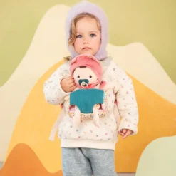 New Poupée Jeanne et son porte bébé Poupée / Poupon