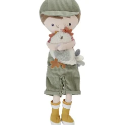 Clearance Poupée Jim ferme avec poule (35 cm) Poupée / Poupon