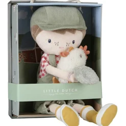 Clearance Poupée Jim ferme avec poule (35 cm) Poupée / Poupon