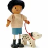 Outlet Poupée Monsieur Forrester et son chien Figurines De Jeu