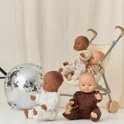 Best Poupée Romy avec tenue col Gaze Léopard Marron Accessoires Poupée