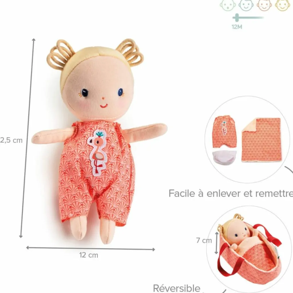New Poupée souple bébé Anaïs (22,5 cm) Poupée / Poupon