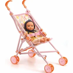 Clearance Poussette Flowers (54 cm) Poussette Pour Poupée