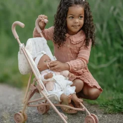 Poussette pour poupée en métal White Meadows Poussette Pour Poupée