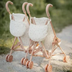 Poussette pour poupée en métal White Meadows Poussette Pour Poupée