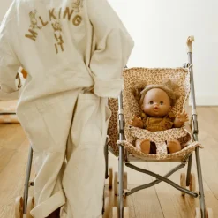 Sale Poussette pour poupée Gaze Léopard (personnalisable) Poussette Pour Poupée