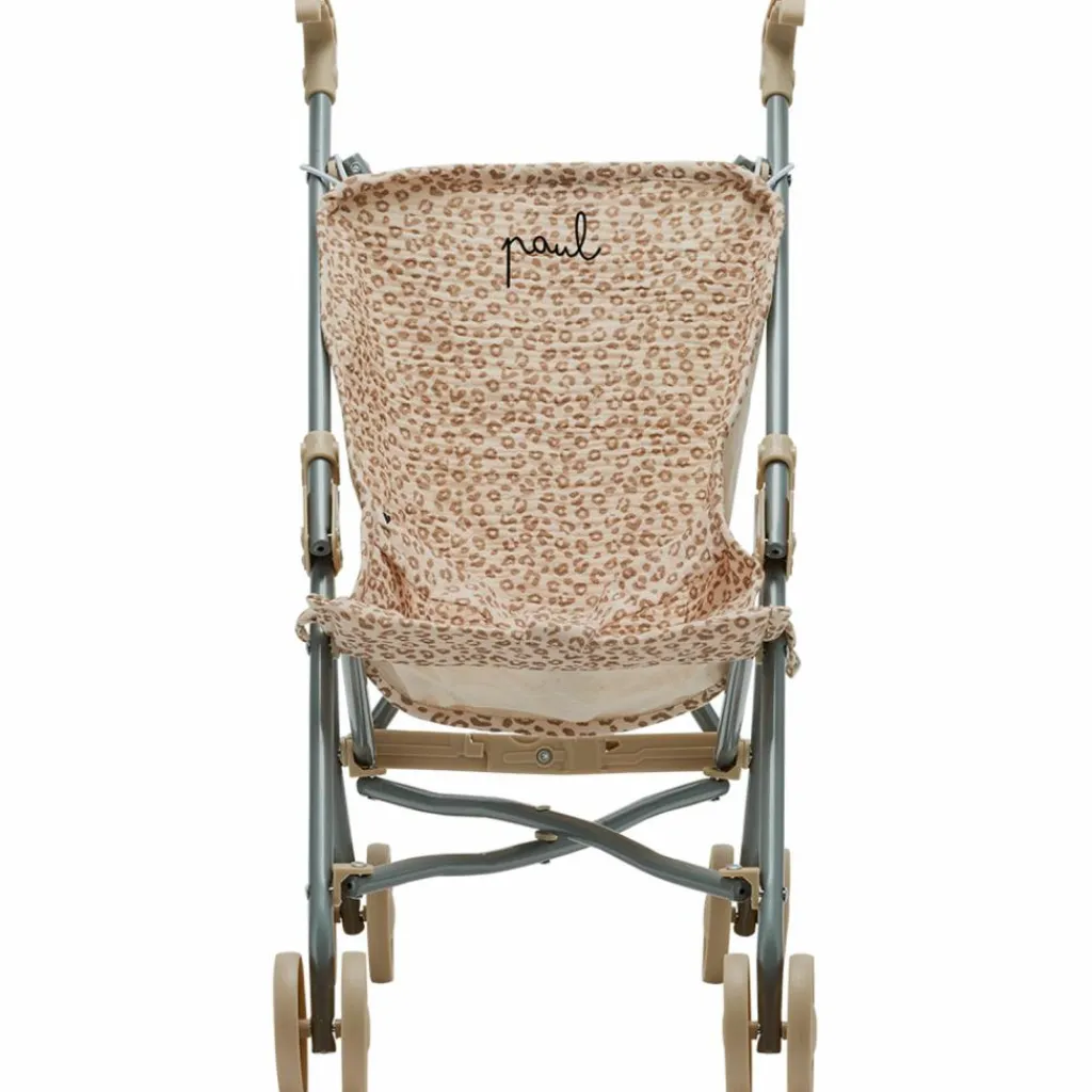 Sale Poussette pour poupée Gaze Léopard (personnalisable) Poussette Pour Poupée