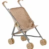 Clearance Poussette pour poupée Gaze Damier Poussette Pour Poupée