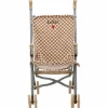 New Poussette pour poupée Gaze Damier (personnalisable) Poussette Pour Poupée