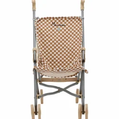 New Poussette pour poupée Gaze Damier (personnalisable) Poussette Pour Poupée