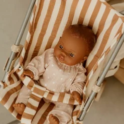 New Poussette pour poupée Rayures Larges Poussette Pour Poupée