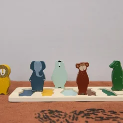 New Puzzle à encastrement en bois Animaux Puzzle