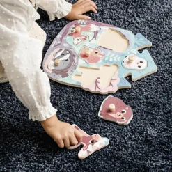 Discount Puzzle à encastrement Happy Forest (6 pièces) Puzzle