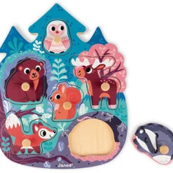 Discount Puzzle à encastrement Happy Forest (6 pièces) Puzzle