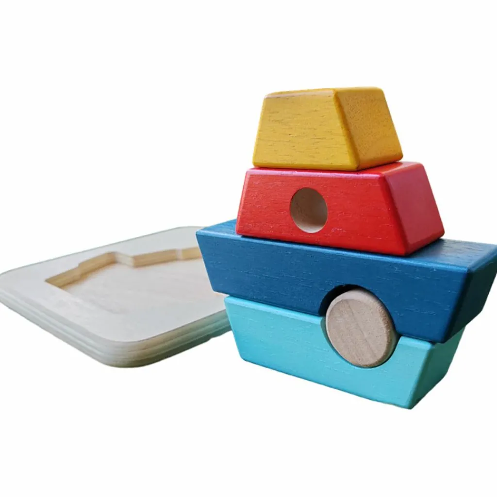 New Puzzle à encastrer Bateau (5 pièces) Puzzle