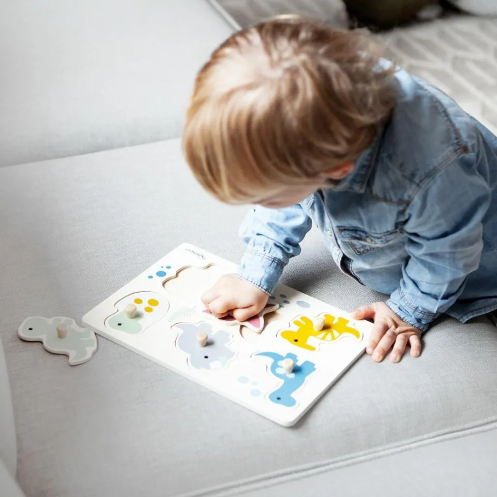 Outlet Puzzle à encastrer Dinos (7 pièces) Puzzle