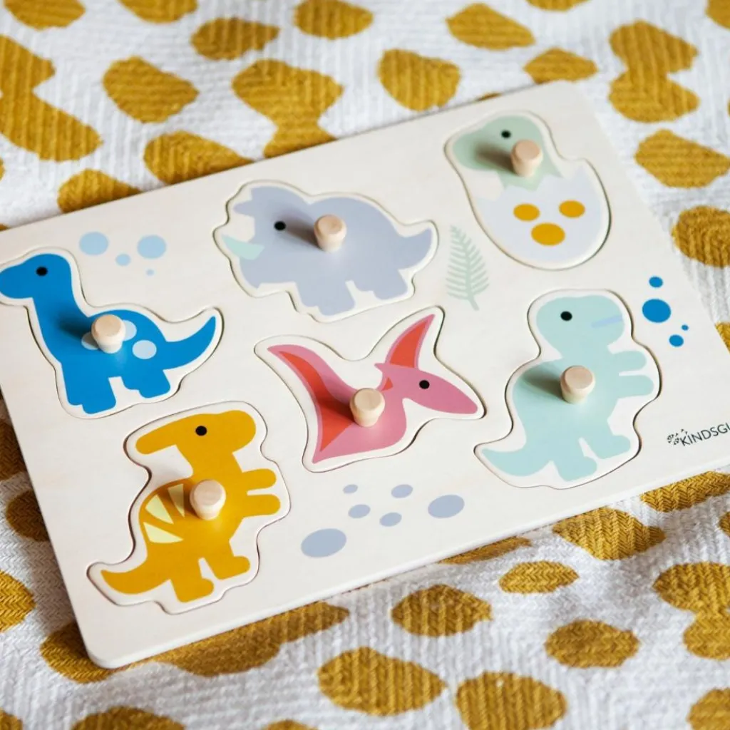 Outlet Puzzle à encastrer Dinos (7 pièces) Puzzle