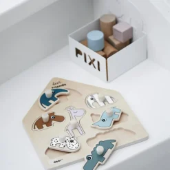 Online Puzzle à encastrer en bois Deer Friends (7 pièces) Puzzle