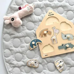 Online Puzzle à encastrer en bois Deer Friends (7 pièces) Puzzle