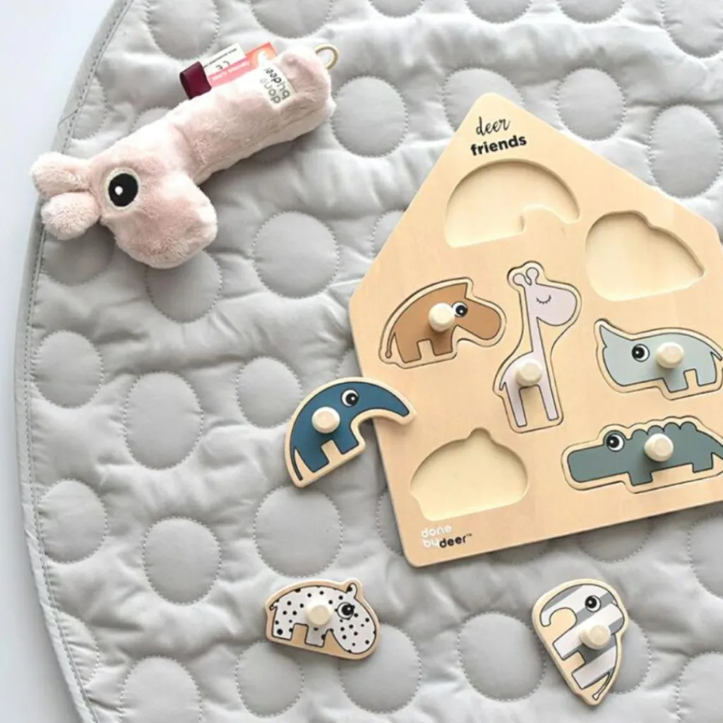 Online Puzzle à encastrer en bois Deer Friends (7 pièces) Puzzle