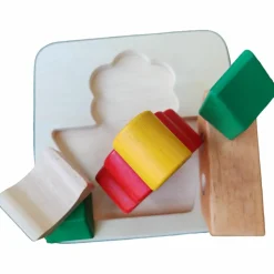 Sale Puzzle à encastrer Fleur (6 pièces) Puzzle