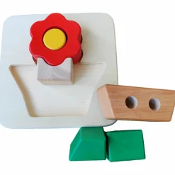 Sale Puzzle à encastrer Fleur (6 pièces) Puzzle