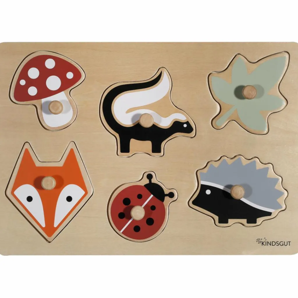 New Puzzle à encastrer Forêt (7 pièces) Puzzle