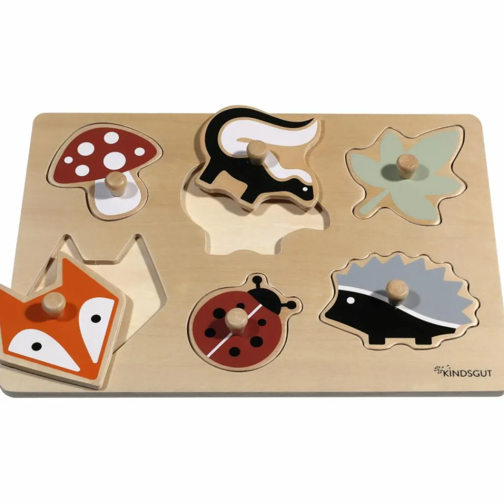 New Puzzle à encastrer Forêt (7 pièces) Puzzle