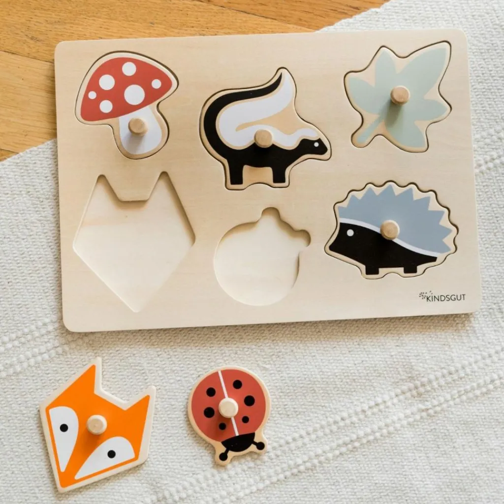 New Puzzle à encastrer Forêt (7 pièces) Puzzle