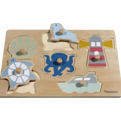 Clearance Puzzle à encastrer Océan (7 pièces) Puzzle