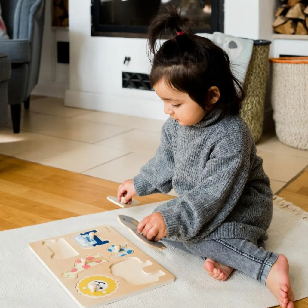 Discount Puzzle à encastrer Safari (7 pièces) Puzzle