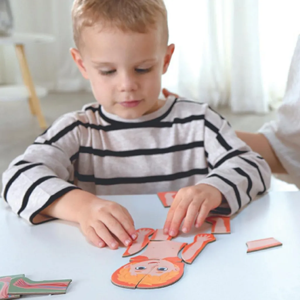 Online Puzzle aimanté Le corps humain Jeu Magnétique