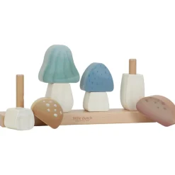Hot Puzzle champignons à empiler en bois FSC Forest Friends Jouet À Empiler