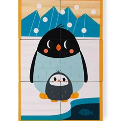 Best Puzzle cubes en bois Animaux WWF (6 cubes) Puzzle