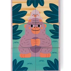 Best Puzzle cubes en bois Animaux WWF (6 cubes) Puzzle