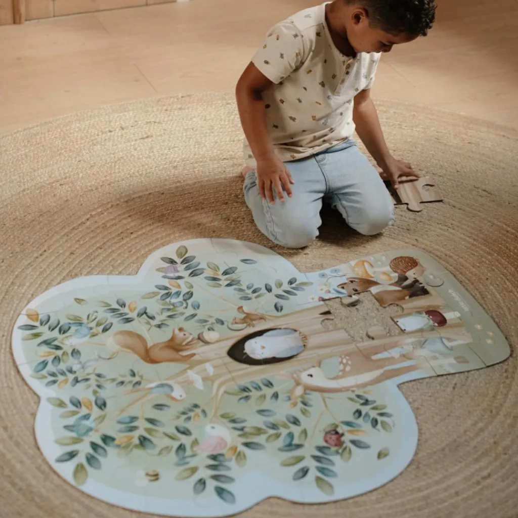 Puzzle de sol en carton FSC Forest Friends Puzzle